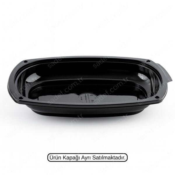 L-461 LİMERA PET SERVİS KABI 30X18 - SİYAH GÖVDE 40 GR 100 ADET
