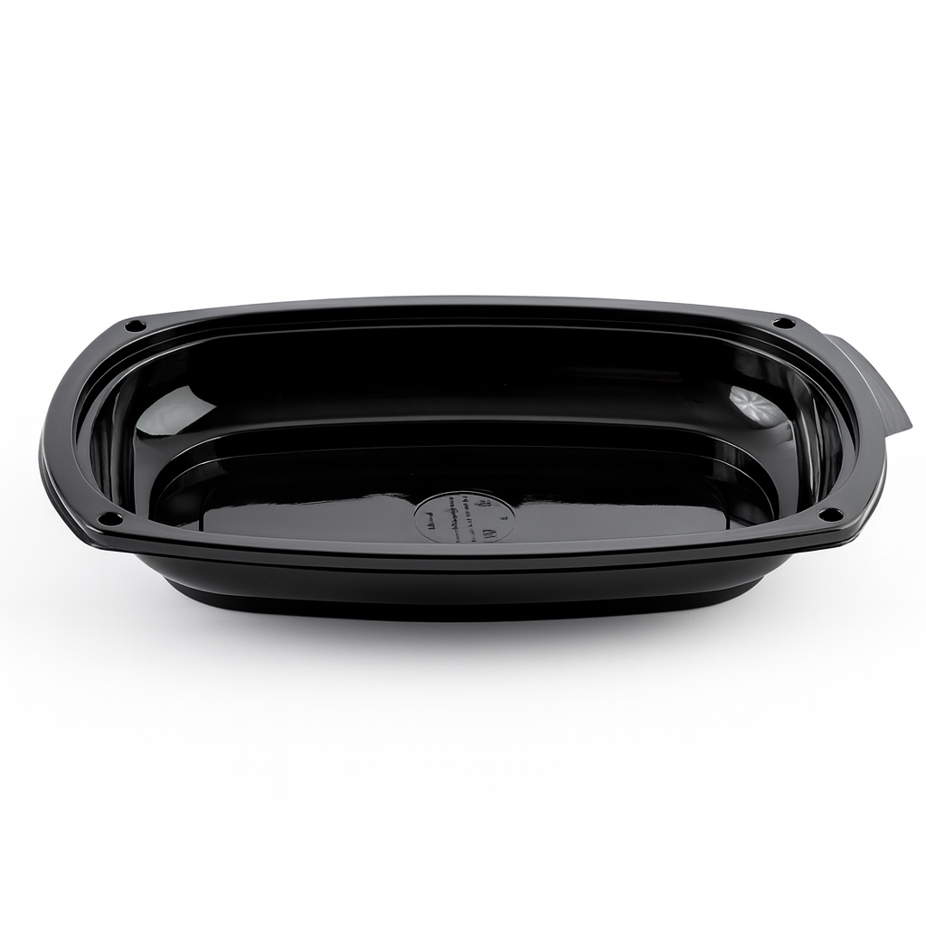 L-461 LİMERA SERVİS KABI 30*18 - SİYAH GÖVDE 40 GR 100 ADET