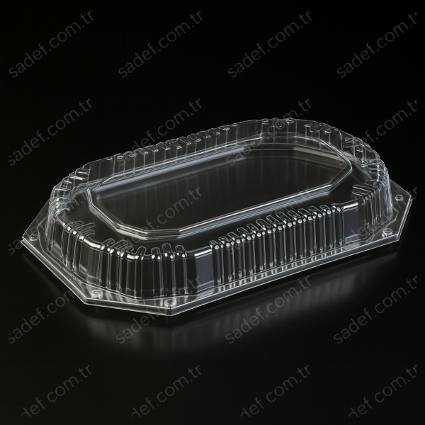 L-468 LİMERA SERVİS KABI 43*29 - KAPAK ŞEFFAF 79 GR 100 ADET