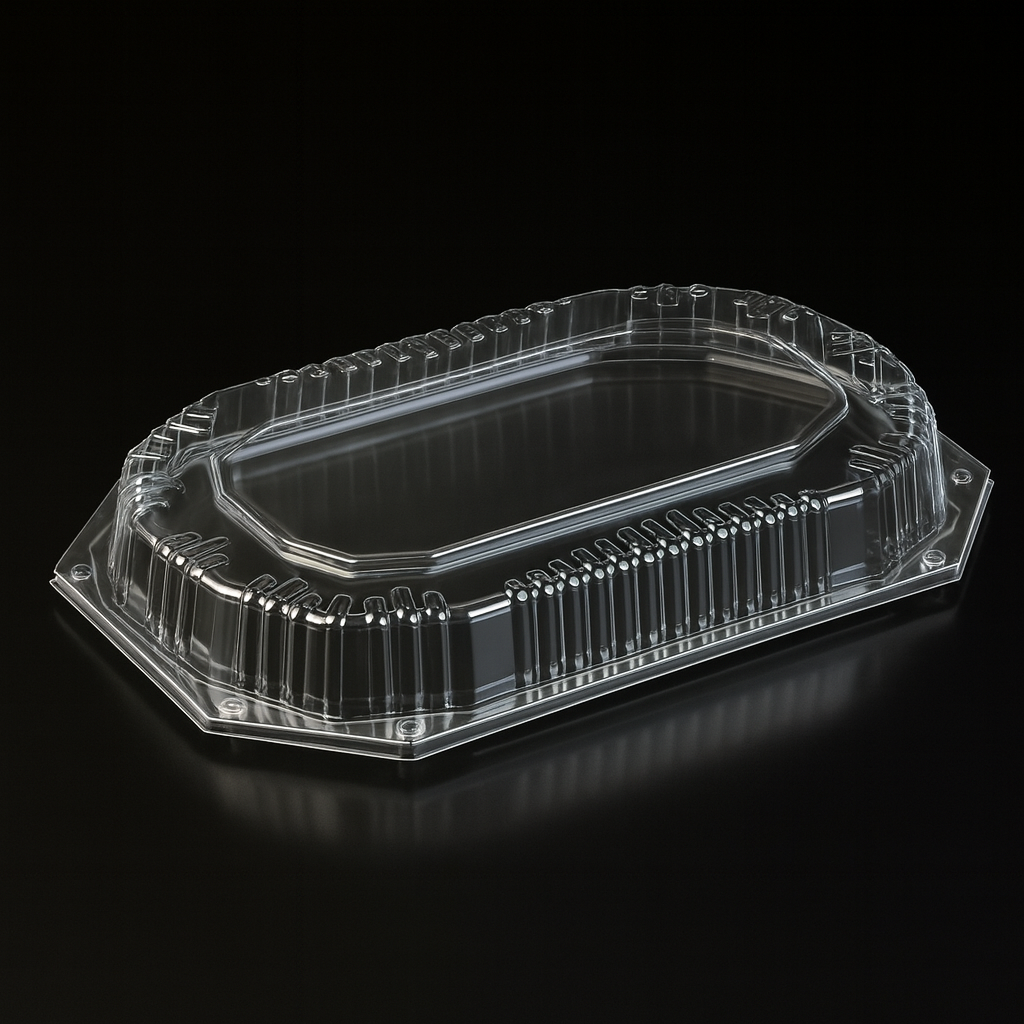 L-468 LİMERA SERVİS KABI 43*29 - KAPAK ŞEFFAF 79 GR 100 ADET