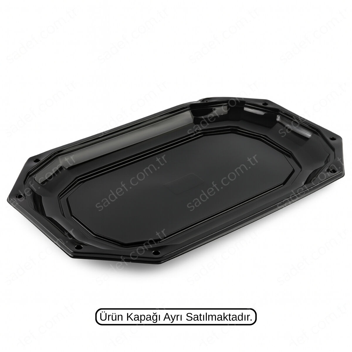 L-469 LİMERA PET SERVİS KABI 43X29 - SİYAH GÖVDE 100 GR 100 ADET