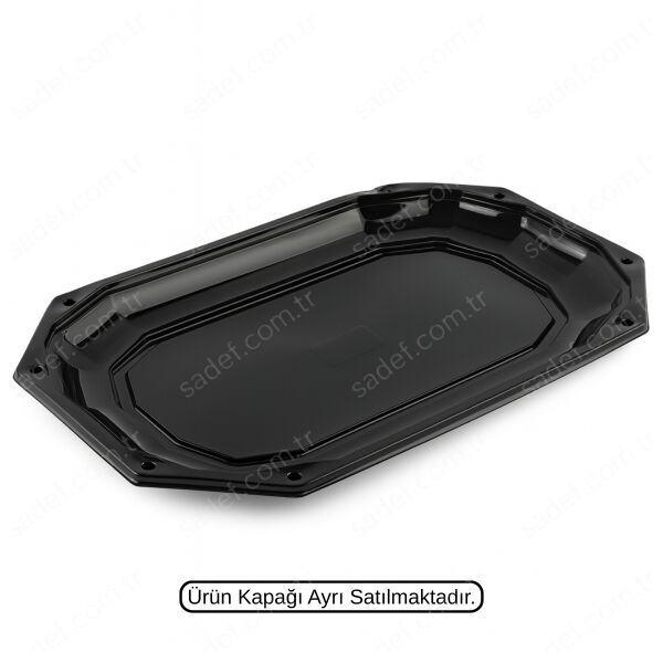 L-469 LİMERA PET SERVİS KABI 43X29 - SİYAH GÖVDE 100 GR 100 ADET