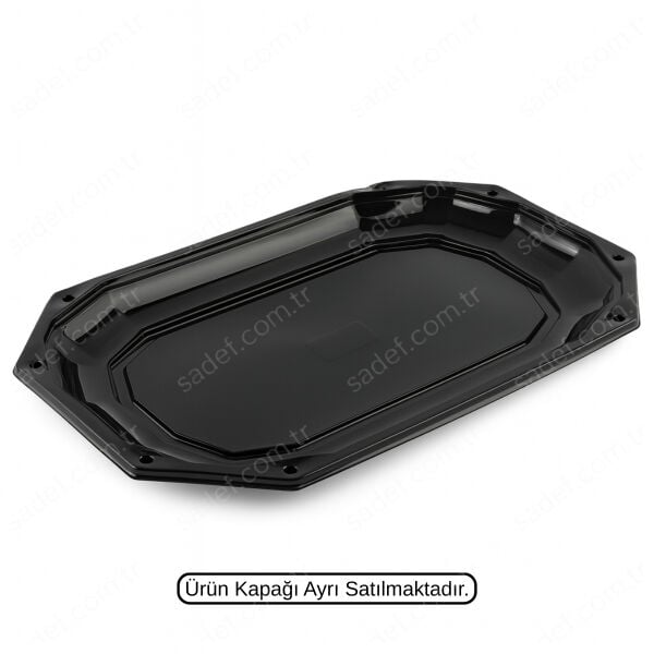 L-469 LİMERA PET SERVİS KABI 43X29 - SİYAH GÖVDE 100 GR 100 ADET
