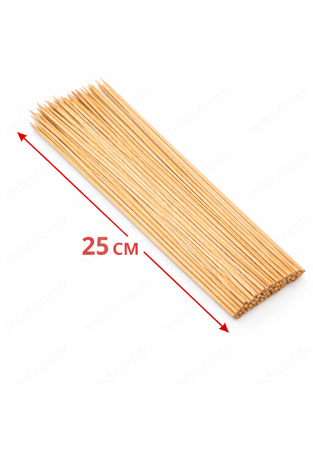 25 CM ÇÖP ŞİŞ 2,5 MM 100 AD