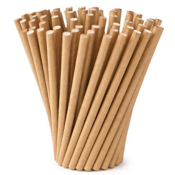 SARGILI KAĞIT PİPET 8 MMX240 MM 100 AD KRAFT