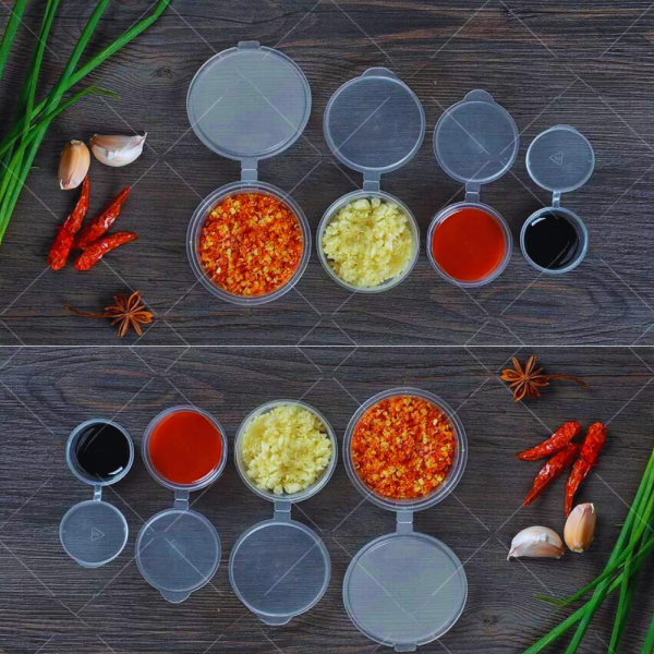 1 OZ KAPAKLI SOS KABI 30 ML PP ŞEFFAF 1000 ADET