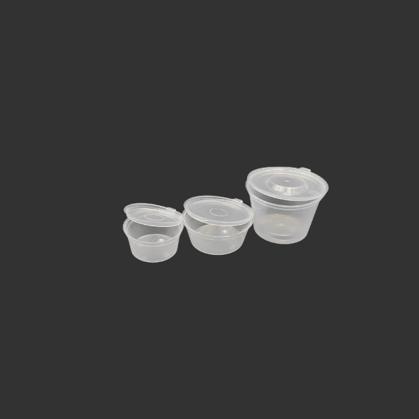 2 OZ KAPAKLI SOS KABI 60 ML PP ŞEFFAF 1000 ADET