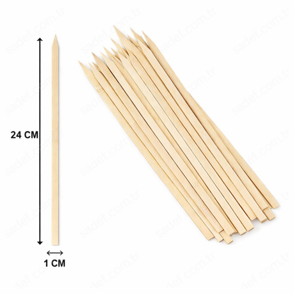 ADANA ŞİŞ 100 AD ( 24 CM BOY - 1 CM GENİŞLİK ) X 50 PAKET