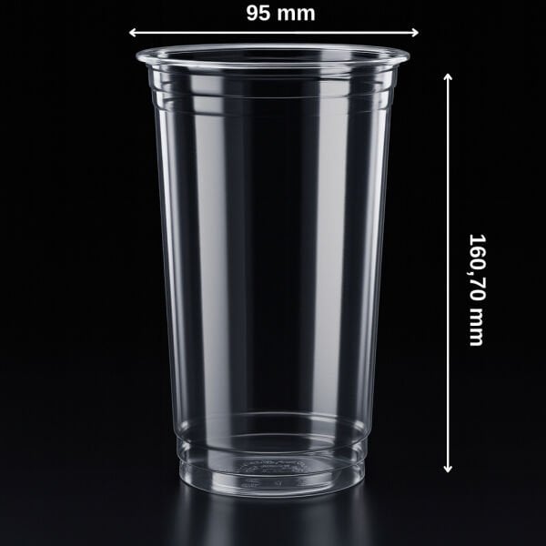 LB-24 700 ML ( 24 OZ ) PET BARDAK LİMERA 14 GR 1000 ADET