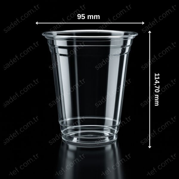 LB-114K 400 ML ( 14 OZ ) PET BARDAK LİMERA 12 GR ( AĞIR GRAMAJ ) 1000 ADET