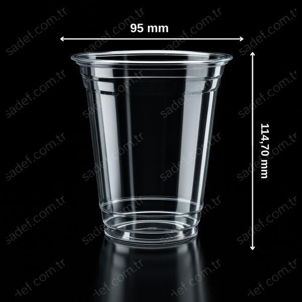 LB-114 400 ML ( 14 OZ ) PET BARDAK LİMERA 12 GR ( AĞIR GRAMAJ ) 1000 ADET