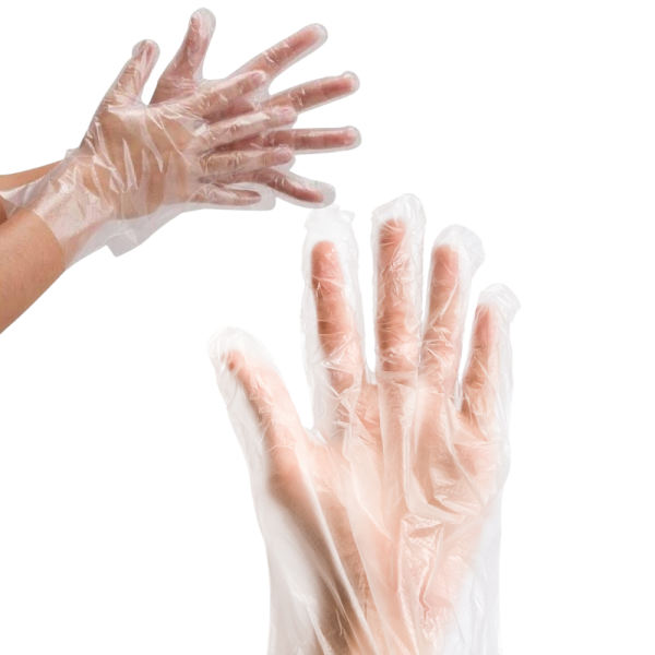 ELPO ŞEFFAF TEK KULLANIMLIK ELDİVEN 100 AD ( 0,6 GR ) X 100 PAKET