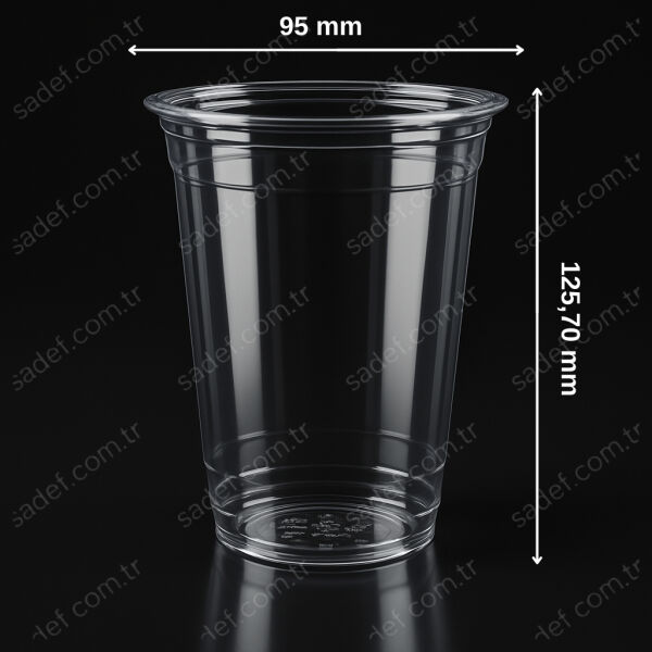 LB-116 500 ML ( 16 OZ ) PET BARDAK LİMERA 13 GR ( AĞIR GRAMAJ ) 1000 ADET