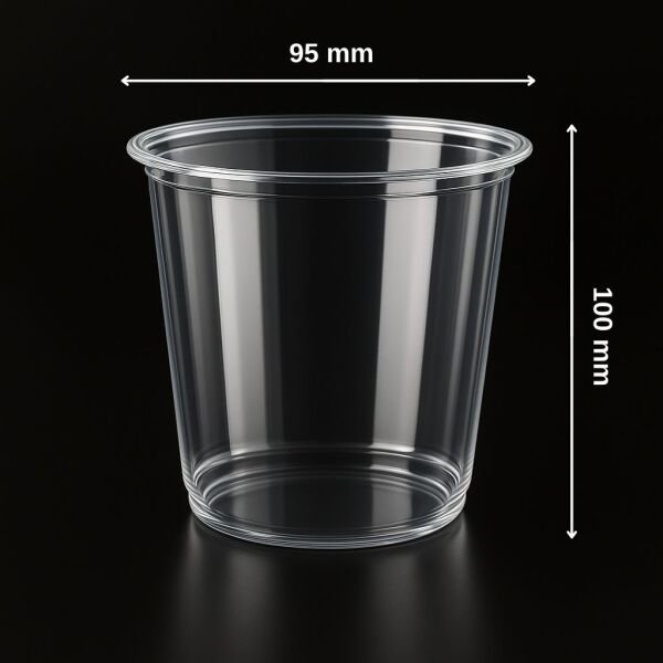 BUBBLE TEA LB-212 350 ML ( 12 OZ ) PET BARDAK LİMERA 11,5 GR 1000 ADET