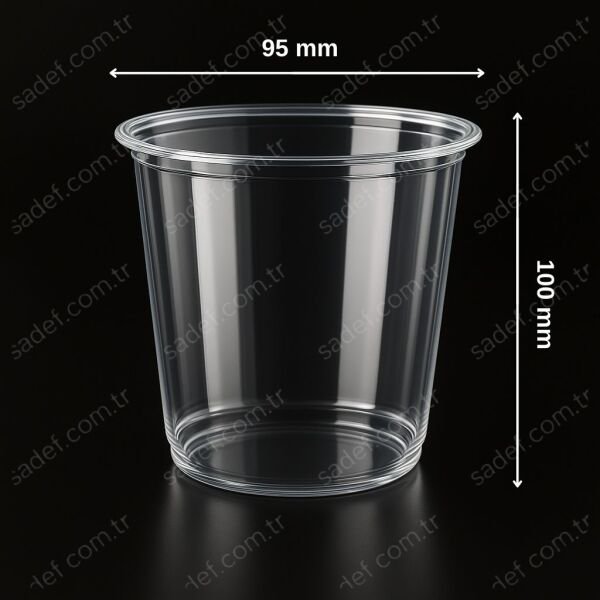 BUBBLE TEA LB-212 350 ML ( 12 OZ ) PET BARDAK LİMERA 11,5 GR 1000 ADET