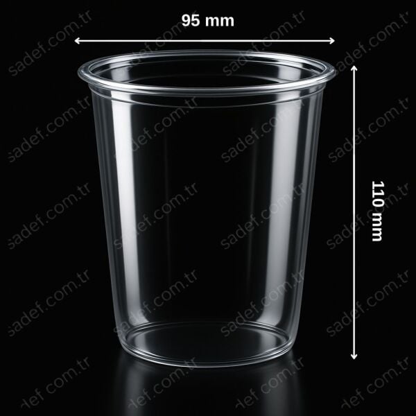 BUBBLE TEA LB-214 400 ML ( 14 OZ ) PET BARDAK LİMERA 12 GR 1000 ADET