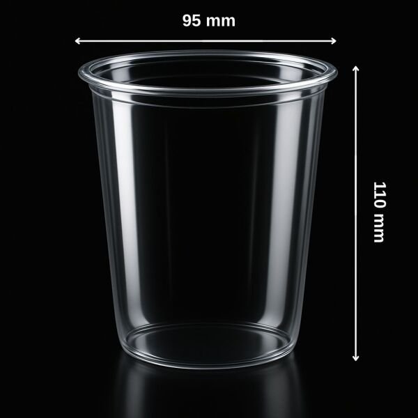 BUBBLE TEA LB-216 500 ML ( 16 OZ ) PET BARDAK LİMERA 12,5 GR 1000 ADET