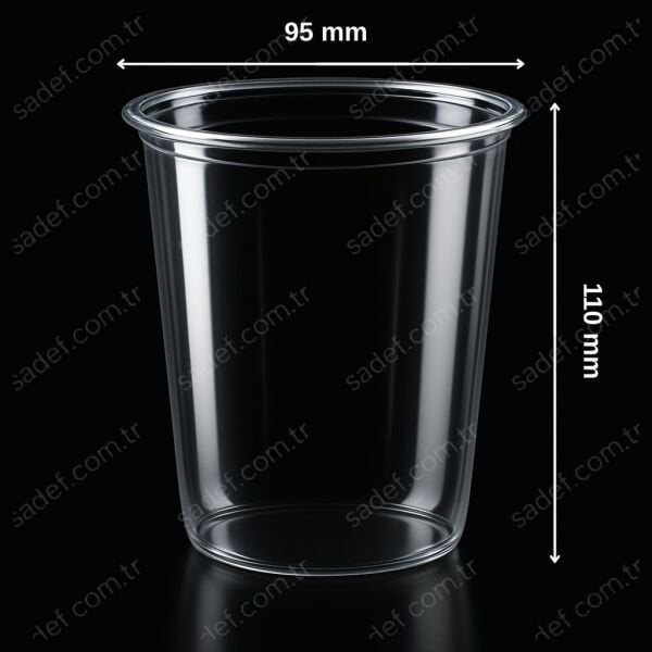 BUBBLE TEA LB-216 500 ML ( 16 OZ ) PET BARDAK LİMERA 12,5 GR 1000 ADET
