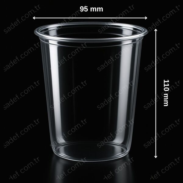 BUBBLE TEA LB-216 500 ML ( 16 OZ ) PET BARDAK LİMERA 12,5 GR 1000 ADET