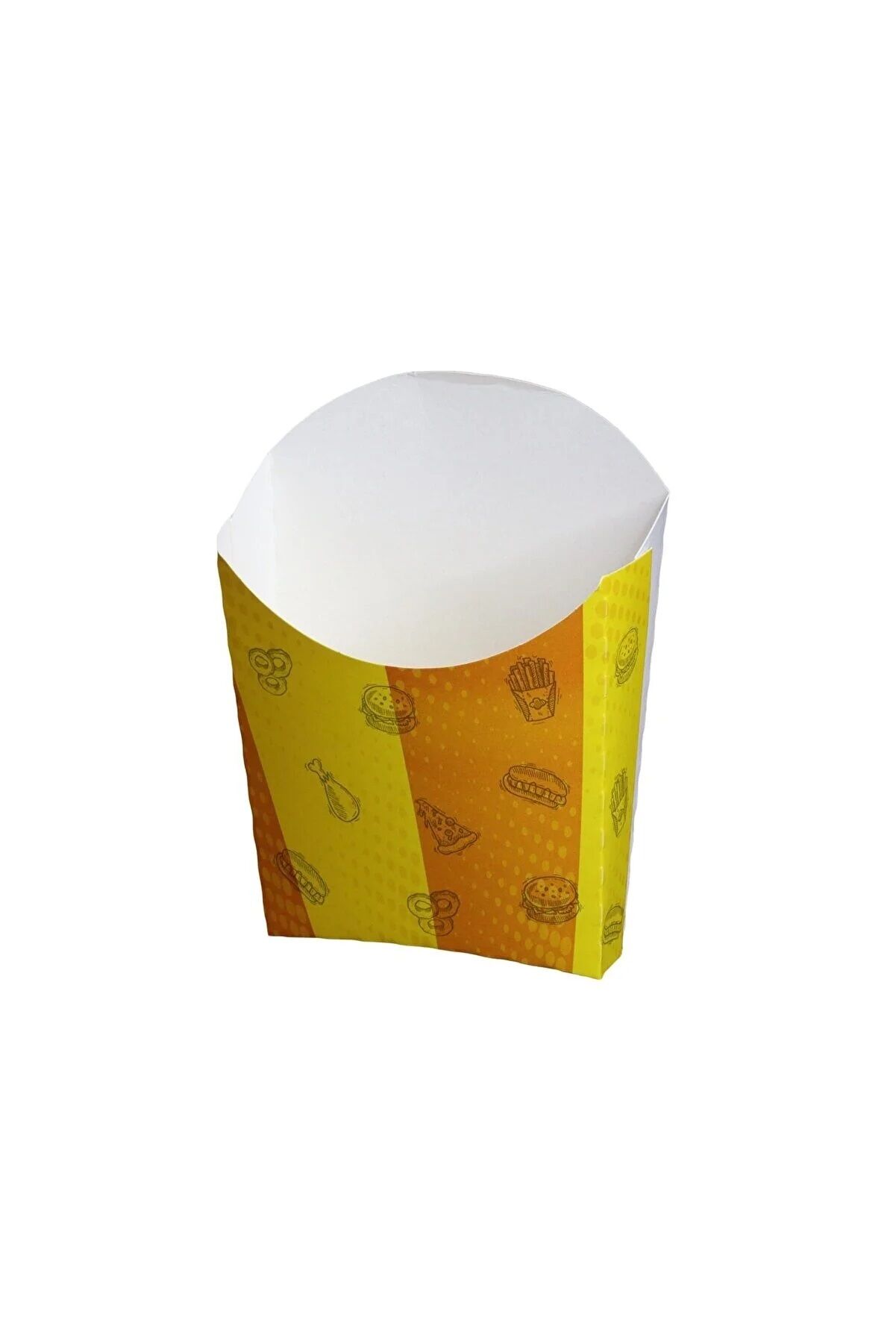 OREGO BASKILI CİPS KUTUSU (33X80X90 MM  KÜÇÜK BOY 2700 ADET
