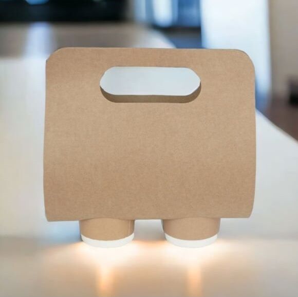 KARTON BARDAK ÇANTA TAŞIYICI 2'Lİ 100 ADET