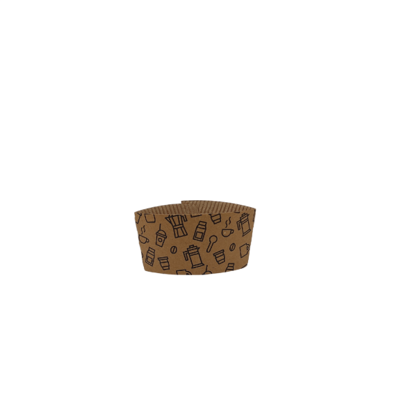 BASKILI KRAFT SLEEVE BARDAK CEKETİ 7 OZ 1000 ADET