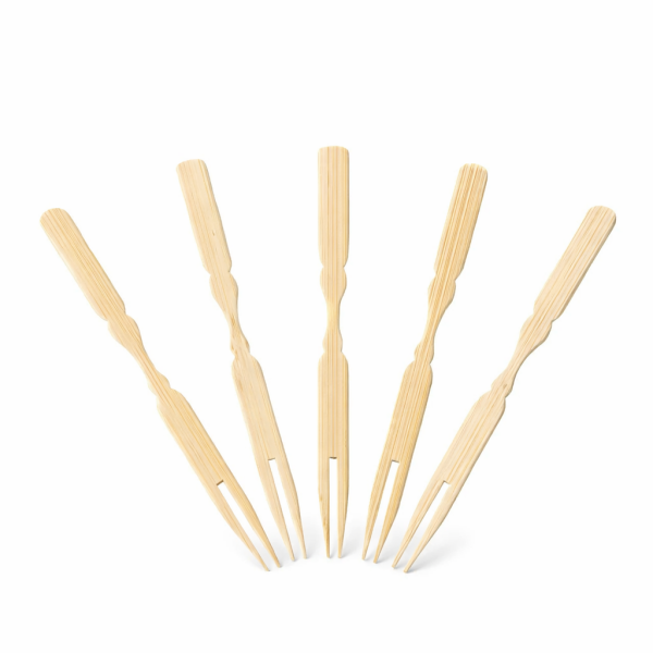 BAMBU AHŞAP CİPS ÇATALI 100 ADET X 100 PAKET