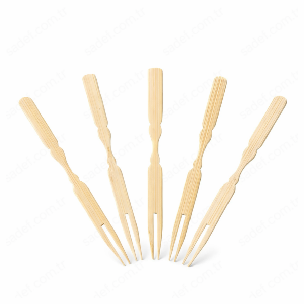 BAMBU AHŞAP CİPS ÇATALI 100 ADET X 100 PAKET