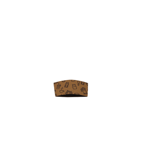 BASKILI KRAFT SLEEVE BARDAK CEKETİ 14 - 16 OZ 2000 ADET