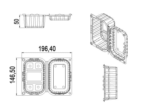 L-011 LİMERA 250 CC KAPAKLI ŞALE 10,5 GR 800 ADET
