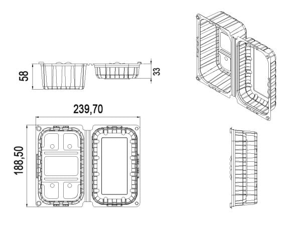 L-013 LİMERA 500 CC KAPAKLI ŞALE 20 GR 600 ADET