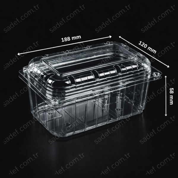 L-013 LİMERA 500 ML PET KAPAKLI ŞALE KABI 20 GR 600 ADET