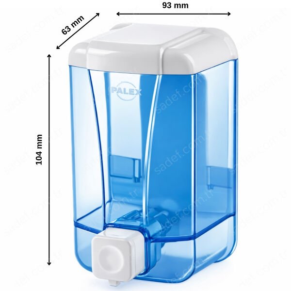 3420-1 PALEX SIVI SABUN APARATI 500 CC ŞEFFAF-MAVİ