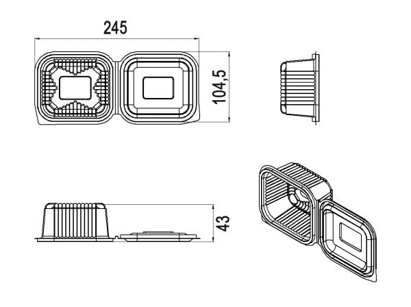 L-102 LİMERA SIZDIRMAZ 250 CC 8 GR 1000 ADET