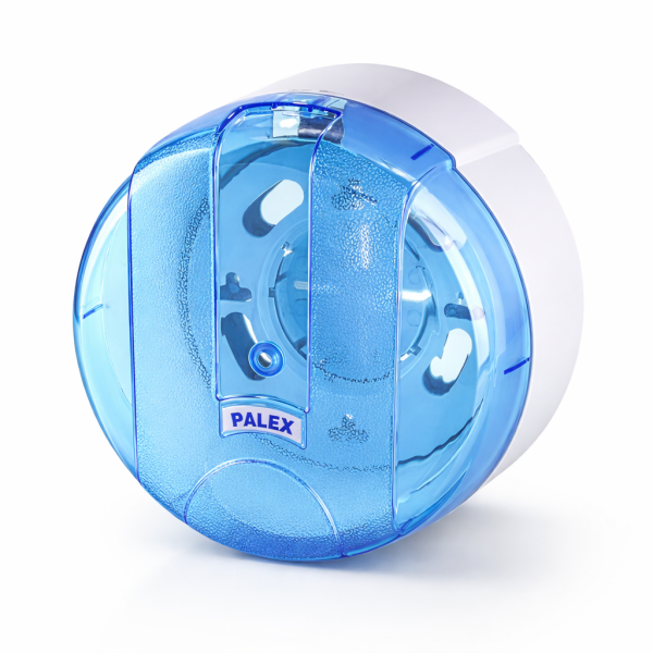 3440-1 PALEX İÇTEN ÇEKMELİ TUVALET KAĞIDI APARATI ŞEFFAF-MAVİ