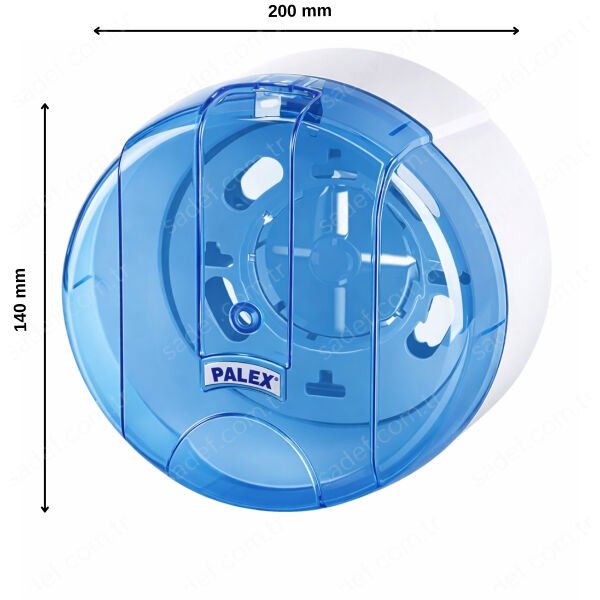 3442-1 PALEX MİNİ İÇTEN ÇEKMELİ TUVALET KAĞIDI APARATI ŞEFFAF-MAVİ