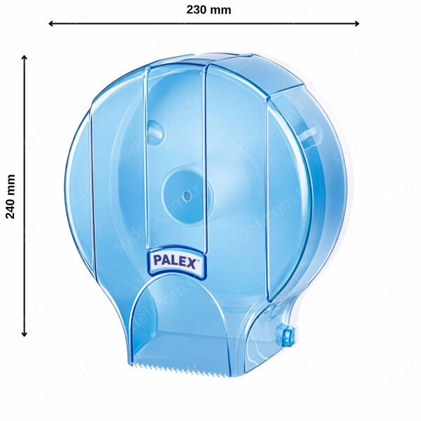 3448-1 PALEX MİNİ JUMBO TUVALET KAĞIDI APARATI ŞEFFAF-MAVİ