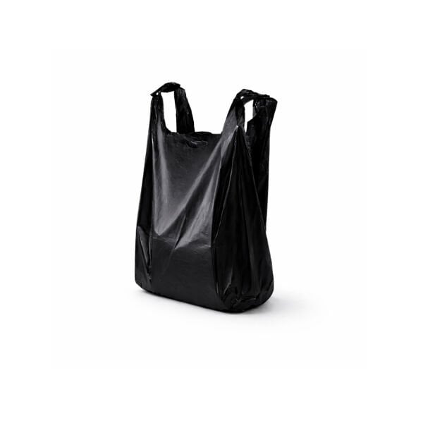 2. KALİTE SİYAH KULPLU POŞET ( 35X65 CM ) 25 KG