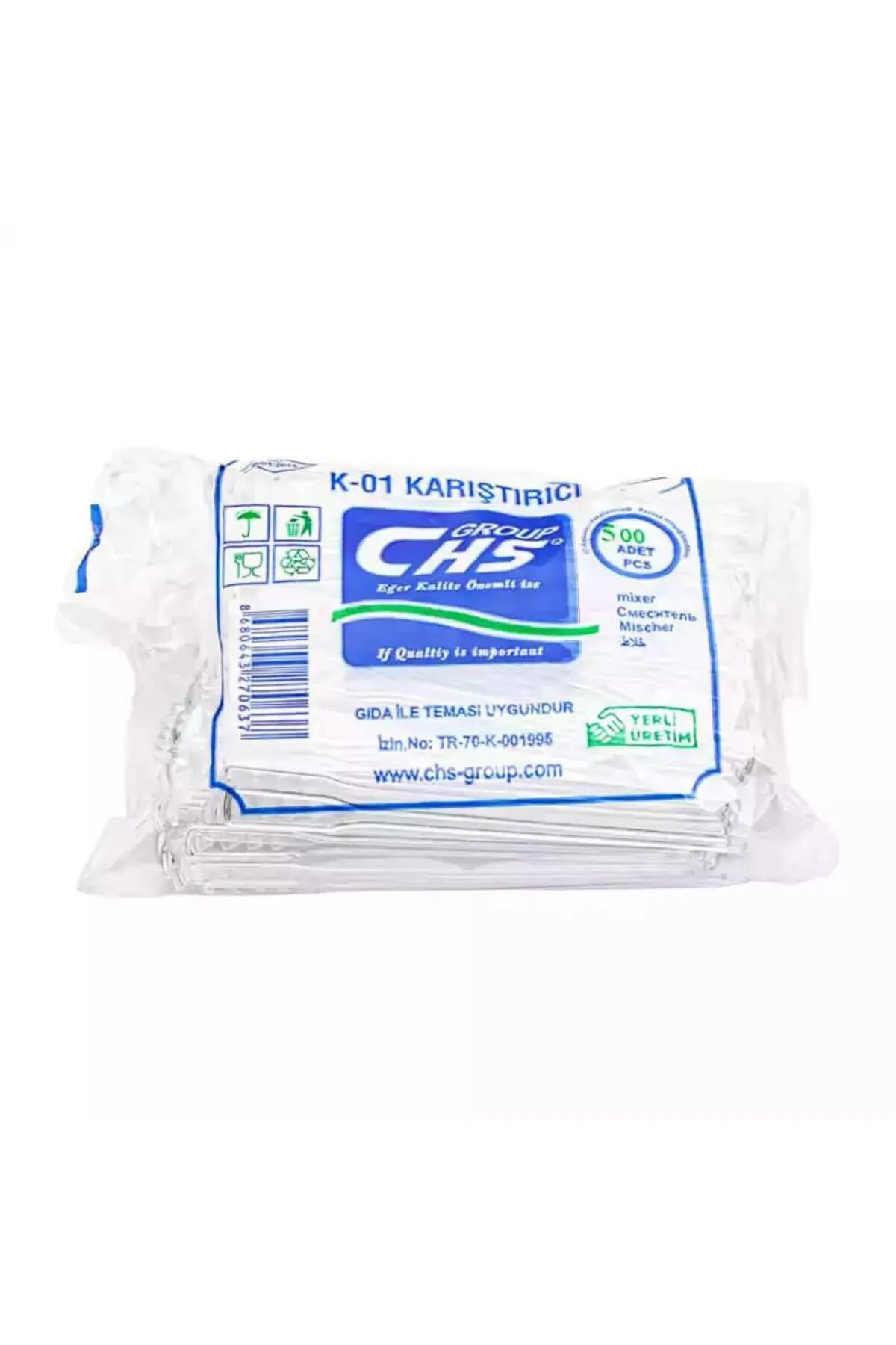 CHS PLASTİK KARIŞTIRICI 0,37 GR 500 AD ŞEFFAF