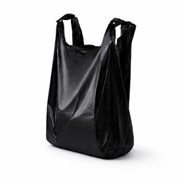 2. KALİTE SİYAH KULPLU POŞET ( 50X110 CM HANTAL BOY ) 25 KG