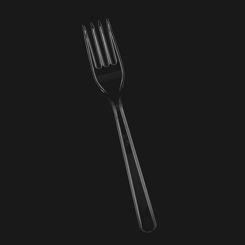 PLASTİK LÜX ÇATAL ŞEFFAF 2,8 GR 100 ADET