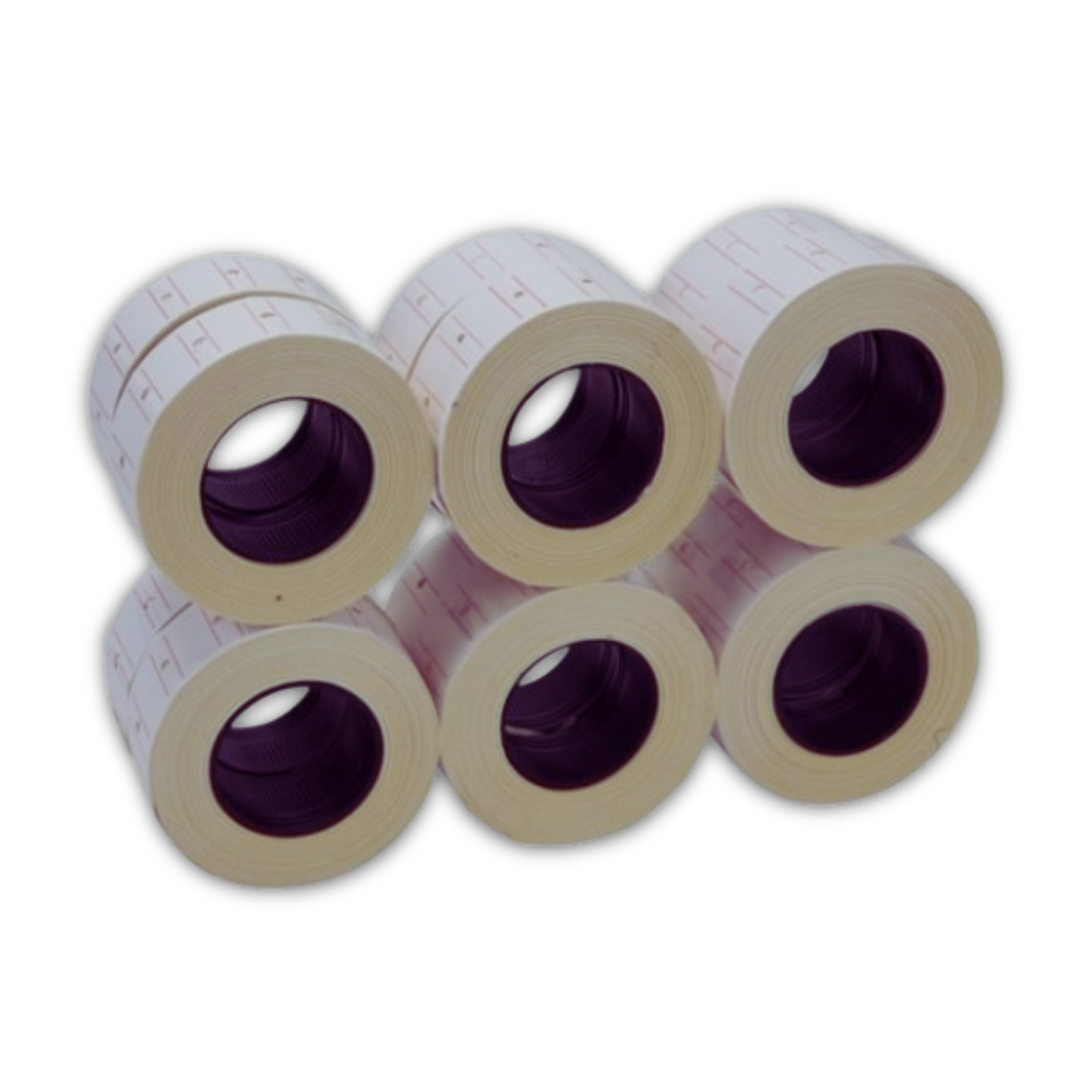 BEYAZ FİYAT ETİKETİ 600 LÜ*12 RULO