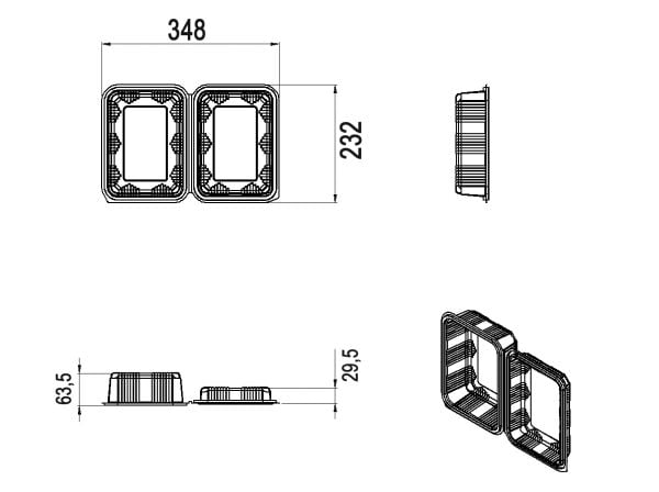 L-115-Y LİMERA SIZDIRMAZ 1500 CC YÜKSEK KAPAK 31 GR 300 ADET