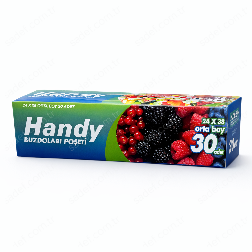 NAKSAN BUZDOLABI POŞETİ ( 24X38 CM ORTA BOY ) 30 AD ŞEFFAF