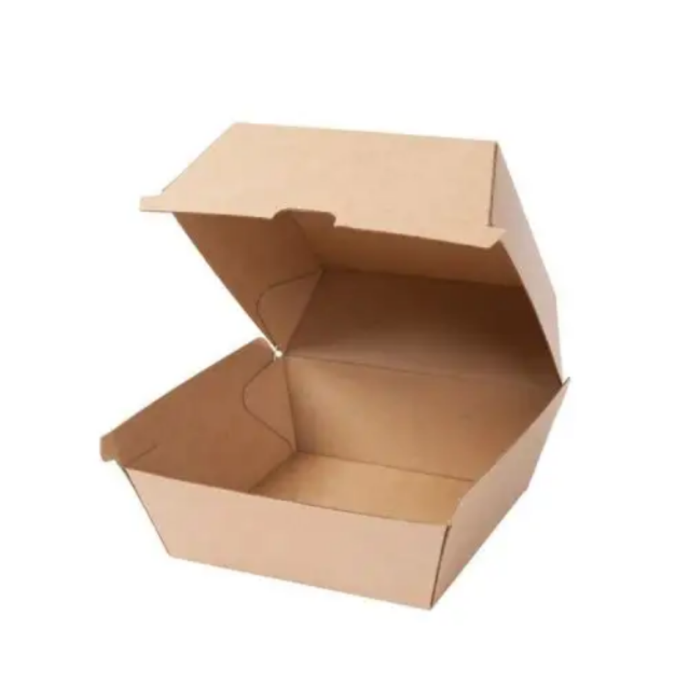 KRAFT HAMBURGER KUTUSU 12X12X7 ( ORTA BOY ) 100 ADET
