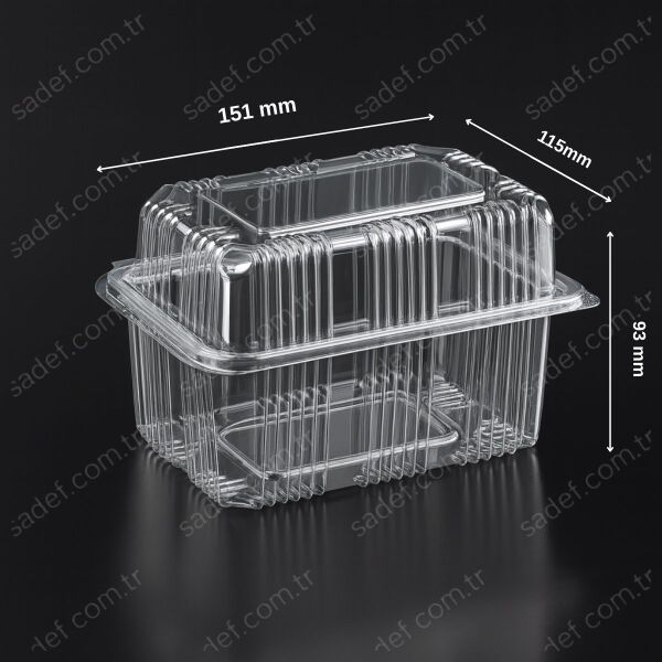 L-061-17 17 GR EKSTRA LİMERA PET SIZDIRMAZ PEYNİR KABI 500 ML 800 ADET