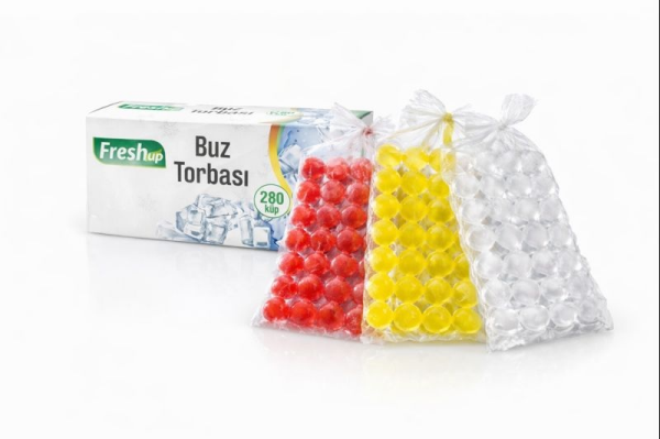 BUZ POŞETİ ( 280 KÜP ) 10 AD ŞEFFAF X 100 PAKET