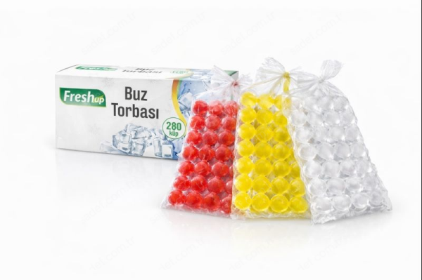 BUZ POŞETİ ( 280 KÜP ) 10 AD ŞEFFAF X 100 PAKET