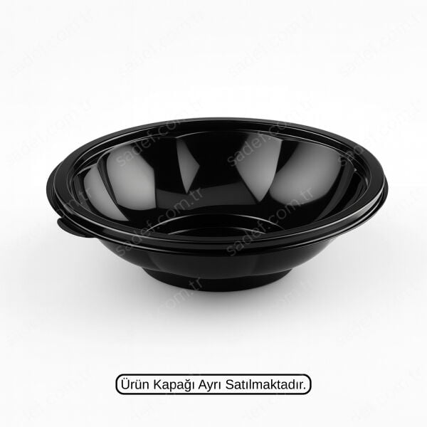 L-305-S LİMERA PET SALATA KASE 500 ML SİYAH 15 GR 600 ADET