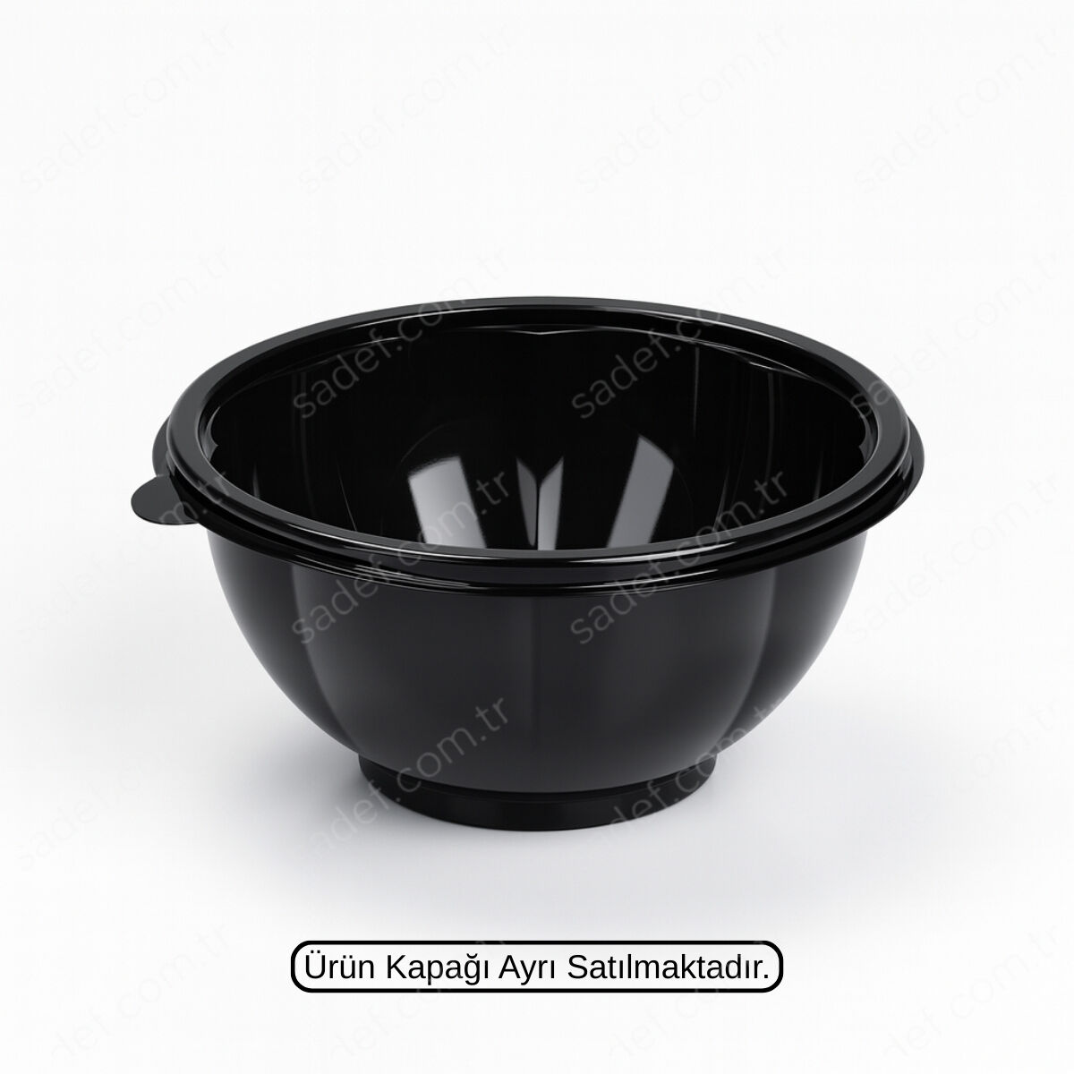 L-300-S LİMERA PET SALATA KASE 1000 ML SİYAH 20 GR 600 ADET